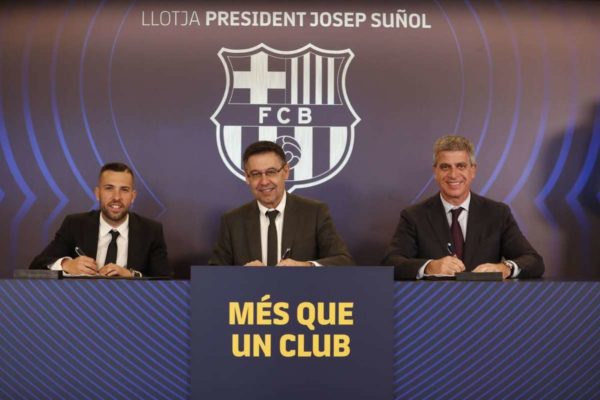 FC Barcelone : Jordi Alba a signé son nouveau contrat