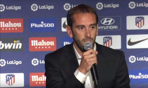 Diego Godin officialise son départ de l'Atletico !