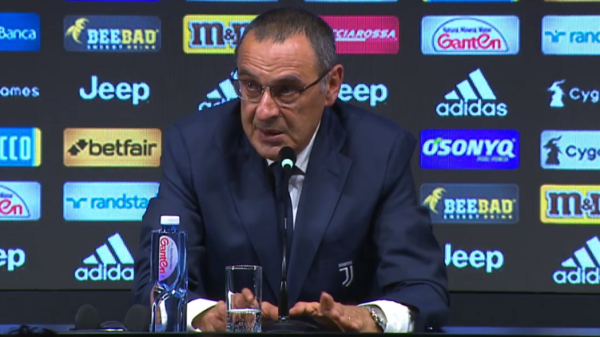 Juventus : les premiers mots de Maurizio Sarri