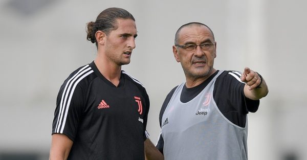 Juventus : Maurizio Sarri justifie le faible temps de jeu d’Adrien Rabiot