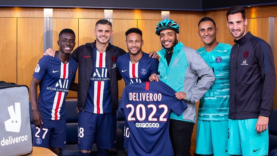 Le PSG s'offre un partenariat avec Deliveroo