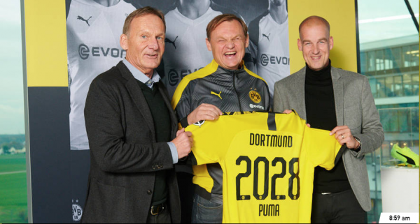 Le BvB Dortmund signe un nouveau contrat avec Puma