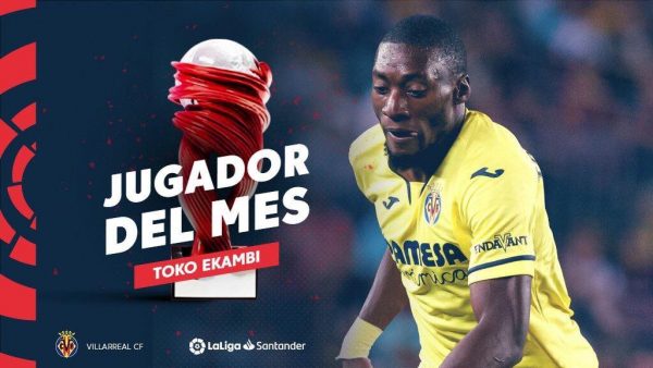 Officiel : Karl Toko Ekambi élu joueur du mois en Liga