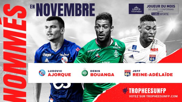 Ligue 1 : les joueurs du mois de novembre sont connus