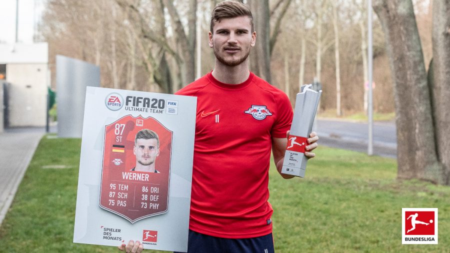 Bundesliga : Timo Werner élu joueur du mois de novembre