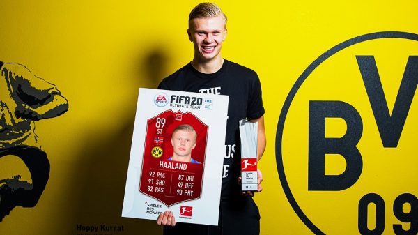 Bundesliga : Erling Haaland élu joueur du mois de janvier