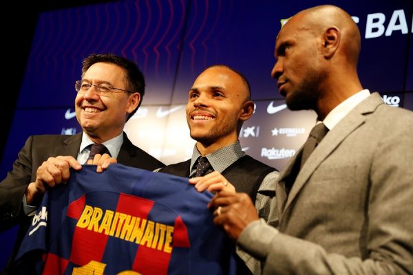 FC Barcelone : Martin Braithwaite a été présenté officiellement