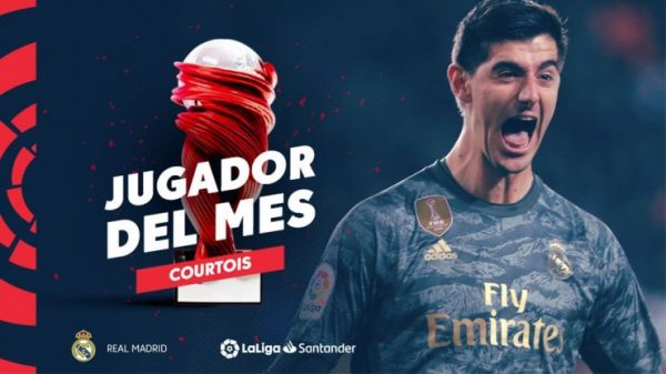 La Liga : Thibaut Courtois nommé meilleur joueur du mois de janvier de Liga !