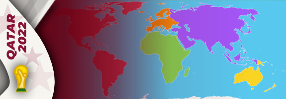 Les cinq continents en huitièmes de finale