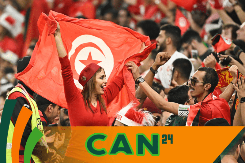 CAN 2024 Le calendrier complet de la Tunisie (Groupe E), drapeau can