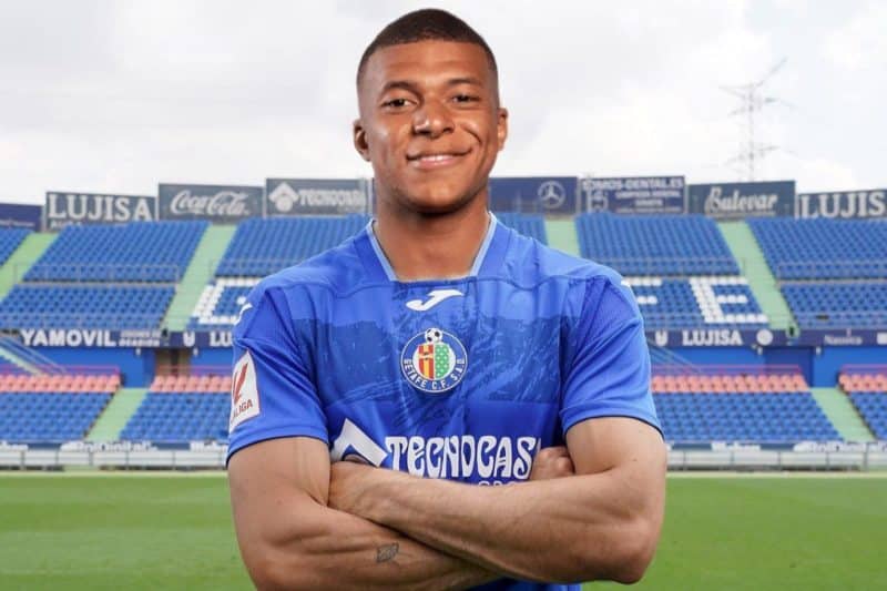 Kylian Mbappé à ... Getafe ©️Getafe / Twitter (X)