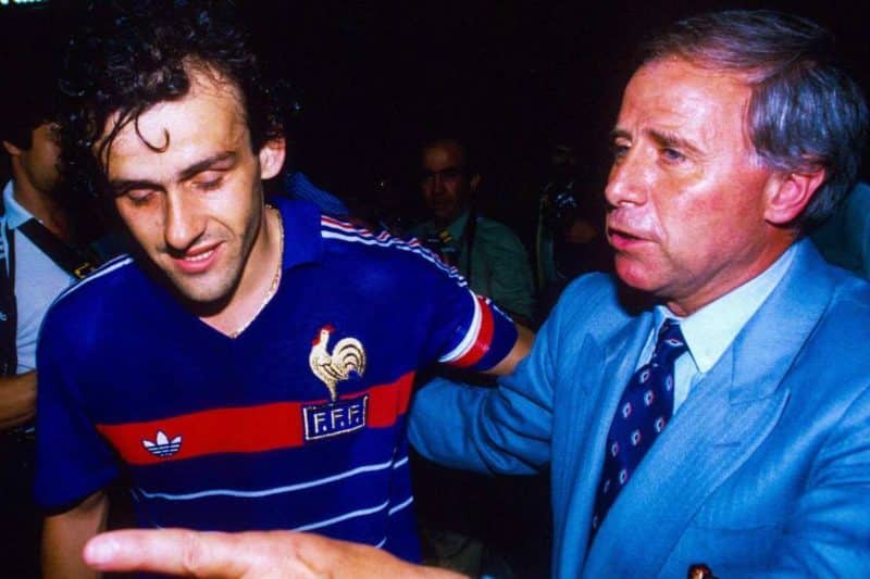Michel Platini lors de l'EURO 1984 - 2eme meilleur buteur de l'histoire des Championnats d'Europe