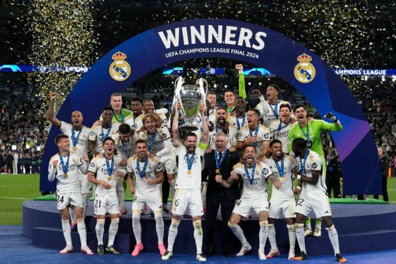 Le Real Madrid, champions d'Europe en 2024 pour la 15ème fois