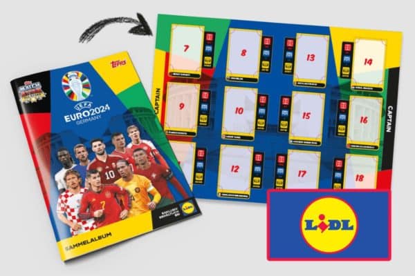 Lidl lance l’album de l’Euro 2024 et ses cartes à collectionner