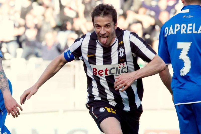 Alessandro Del Piero avec la Juventus