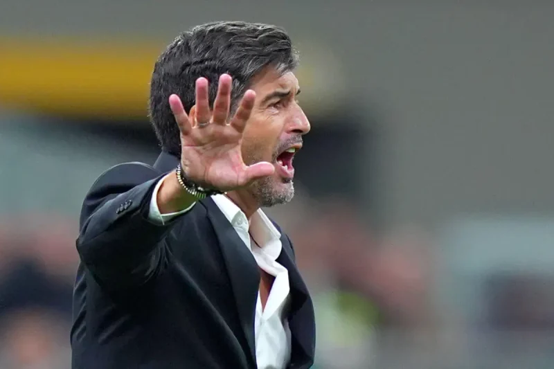 Paulo Fonseca n'est pas inquiet