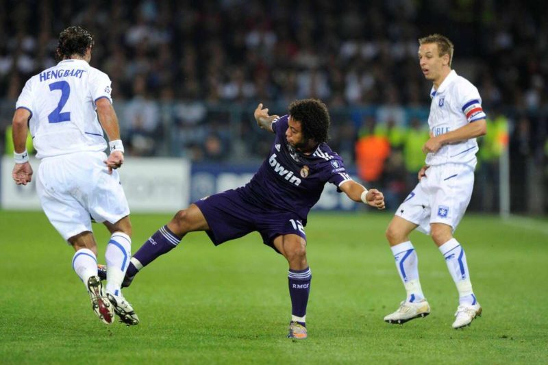 AJ Auxerre contre le Real Madrid en 2010