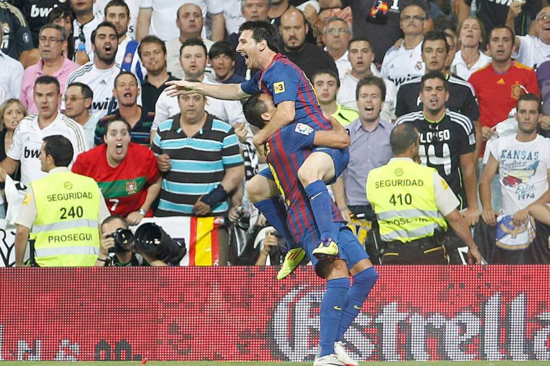 Lionel Messi (FC Barcelone) lors d'un Clasico contre le Real Madrid