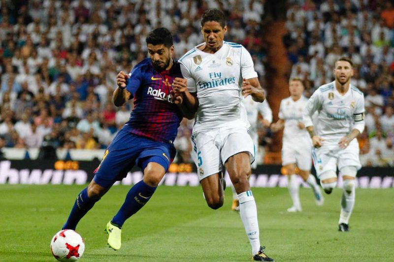 Luis Suarez contre le Real Madrid lors d'un Clasico