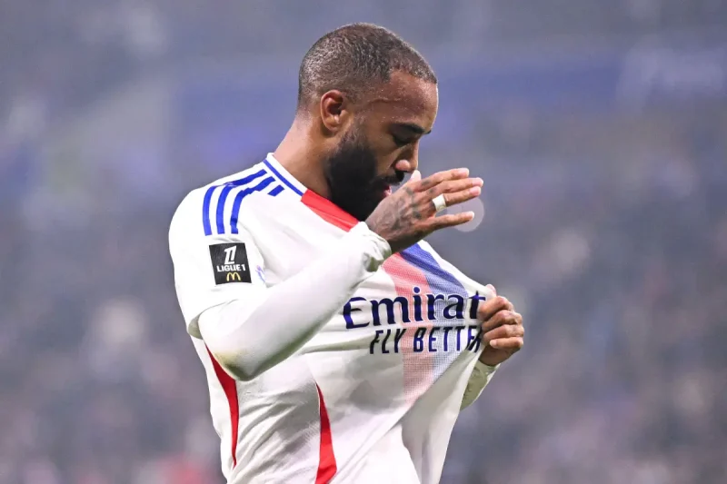 Fin de clap de Lacazette à l'OL