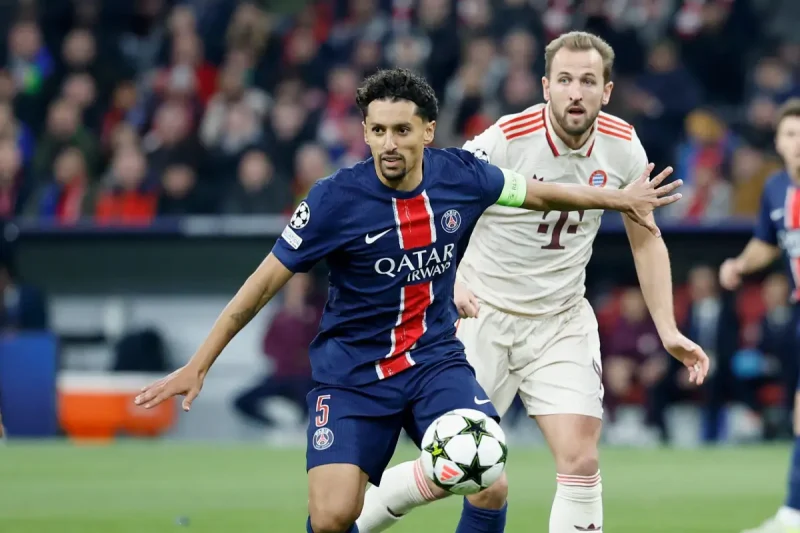 Marquinhos en rage contre l'arbitre